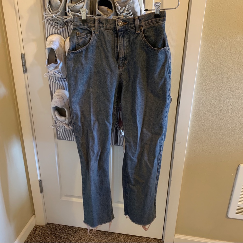 Straight leg jeans